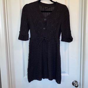 Derek Heart Maternity. Medium. Cable Knit Black Lightweight Sweater Gently Loved